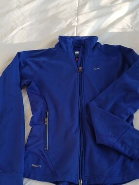 Nike Blue Performance Full-Zip Jacket